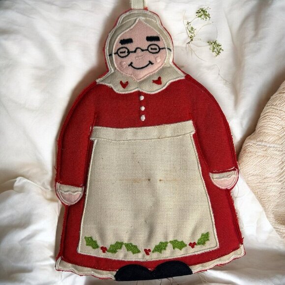Vintage Aunt Holly Hot Pad Made In 1984 By Marshall Fields Holiday Grandma Core - Picture 1 of 6